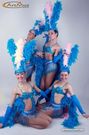 Голубое Антре шоу-балета Fordence на свадьбу