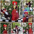 Шикарные костюмы Королева из Шляпник с профессиональным гримом на вставке в Киеве