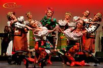 Выступление на концерте в Киеве народного, академического ансамбля Калина