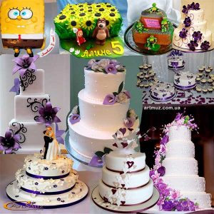 Свадебные, детские, классические торты, кондитерские изделия на праздники, деловые мероприятия в Киеве