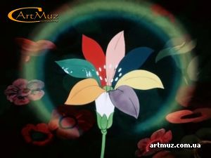 Цветик-семицветик в мультфильме на детском дне рождении