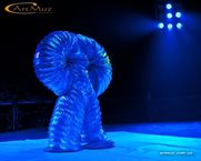 Клоун з м’ячиком у широких бузкових штанах Клоун з м’ячиком у широких бузкових штанах