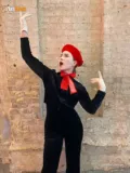 Мим Анна — артистка для свадеб и корпоративов Мим Анна показывает номер для свадеб корпоративов и мероприятий