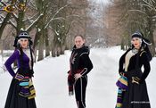 Грузинский шоу-балет "АССА" зимой на празднике в Киеве