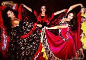 Цыганские танцовщицы на свадебном торжестве