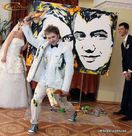 Танцующий художник А. Бабич на свадьбе в Киеве