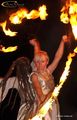 Выступление огненного театра на свадьбе в Киеве