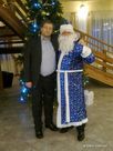 Константин Павлов как Дед Мороза на новогоднем корпоративе в Киеве