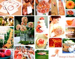 Персиковая свадьба: цветы, туфли, приглашения, торт, напитки, фрукты