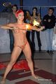 Эротическое фаер-шоу, восточный стриптиз с огнем