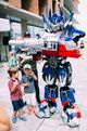Optimus Prime на детском празднике в Киеве