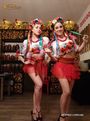 Дуэт фольклорных (украинских) танцев "Crystal Show" на юбилее в Киеве