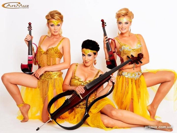 Фото жінЕйфорія - електро-скрипковий інструментальне, вокальне тріо Києва на весілля, корпоративні свята, вечіркиочого електро-скрипкового жіноче тріо в Києві "Ейфорія"