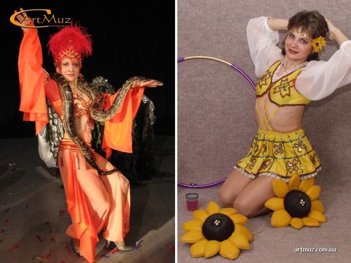 Маргарита Родіонова - танцювально-акробатичні східні, українські, естрадні номери на свята в Києві, Україні