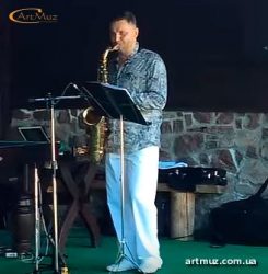 Виталий - саксофонист, флейтист с Киева на свадьбу, мероприятия