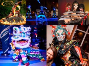 "У-вэй" - китайское, огненное, танцевальное, неоновое шоу на праздники, мероприятия в Киеве