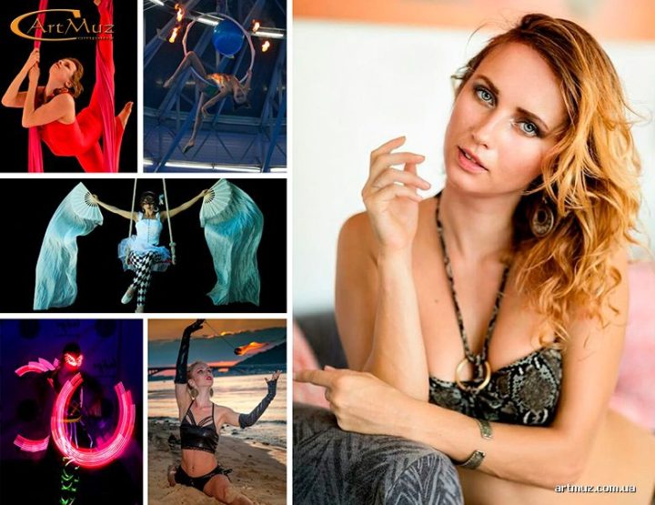 Повітряна гімнастка на кільці, полотнах, кубі, трикутнику, жердині, східна танцівниця, фаєр, неонове-шоу Аніка на заходи в Києві Повітряна гімнастка на кільці, полотнах, кубі, трикутнику, жердині, східна танцівниця, фаєр, неонове-шоу Аніка на заходи в Києві