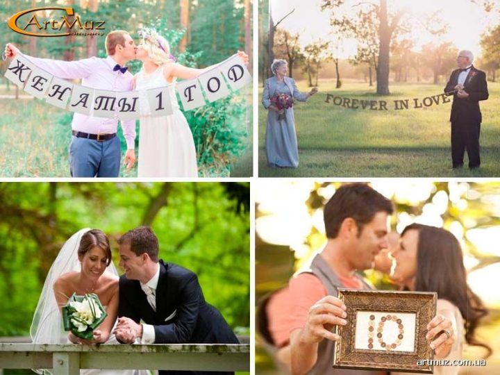 Річниці весіль, ювілеї весілля в Україні, Європі, Америці