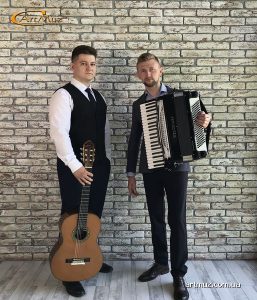 Black Vest - инструментальный дуэт (гитара, аккордеон) на свадьбы, праздники, коропоративы, мероприятия в Киеве