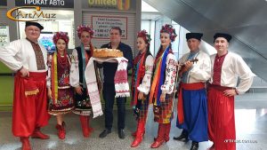 Встреча в аэропорту Борисполь, терминал "D" 29.5.2019