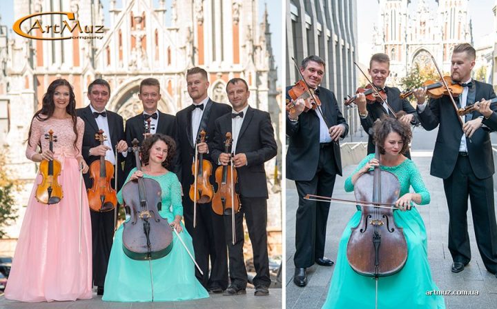 Струнний квартет, квінтет, дует, тріо і камерний оркестр "Асамблея" на весілля, свята корпоративи, ювілеї, заходи в Київі