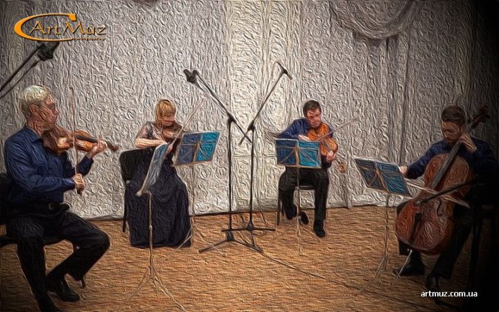 Струнний квартет “Art Masters” на весілля, виїзну церемонію, корпоратив, презентація. конференцію, заходи в Києві, Україні Струнний квартет "Art Masters" на весілля, виїзну церемонію, корпоратив, презентація. конференцію, заходи в Київі, Україні