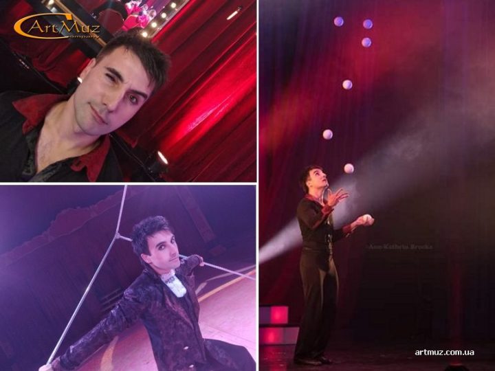 Жонглер і степіст (чечеточнік) Дмитро Забунов з Києва на корпоративи, весілля, дитячі дні народження ювілеї, заходи