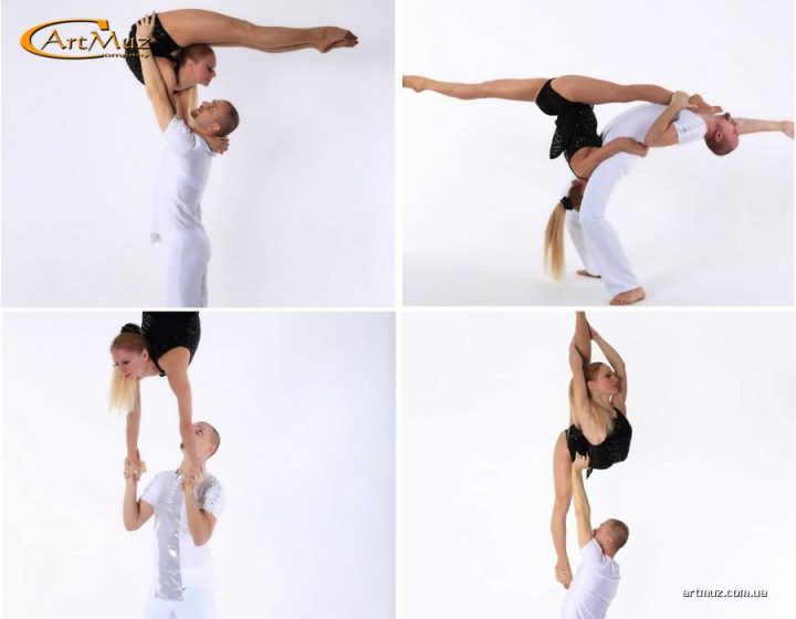 Акробатичний дует з Одеси "Acrobatic Duo Aurum" на корпоративні, приватні свята ювілеї, весілля, дні народження, заходи у Києві, по Україні
