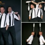 Дуэт жонглеров в Киеве "Twins Jugglers" на корпоратив, свадьбу, детский день рождение, мероприятия по Украине