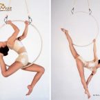 Анна Руднєва - повітряний обруч (aerial hoop) на корпоратив, вечірку, свята у Києві, Україні.