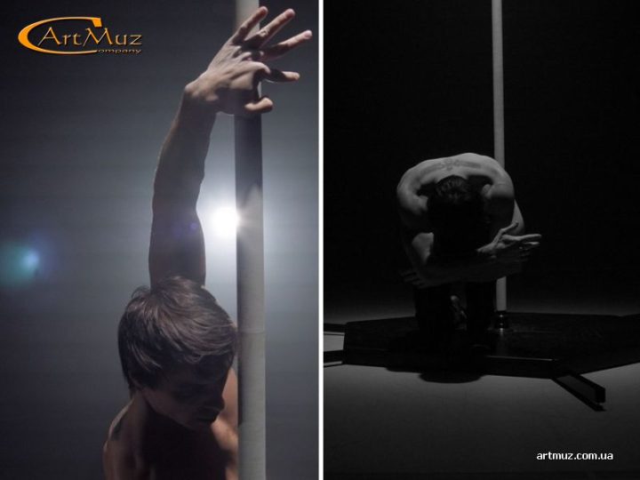 Артем Любаневич - силовий, акробатичний пілон на корпоративні свята, бізнес події в Києві, по Україні