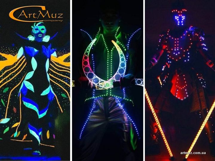 Adelaida - світлове (неонове), піксельне, лід-шоу на корпоративи, заходи у Києві, Україні
