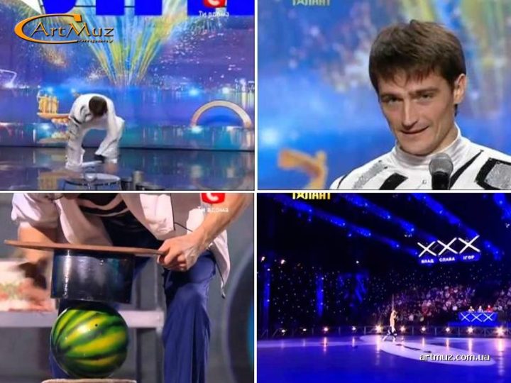 Андрій Ярмолюк - еквілібрист на котушках на свята, корпоративи у Києві