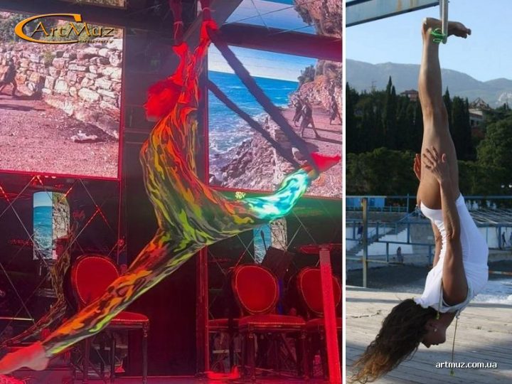 Sandra - повітряна гімнастка світового рівня на заходи у Києві