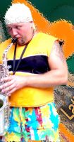 Саксофонист на Latino-party (корпоративной вечеринке киевской компании